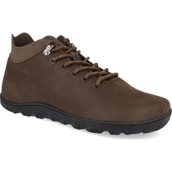 Dětská sportovní obuv Barefoot kotníkové boty Freet - Esk Brown hnědé Velikost: 42