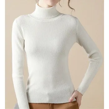 Vroubkovaný onesize svetr Barva: Bílá, Velikost: ONE SIZE