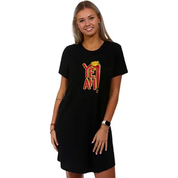 Dámské noční prádlo Černá noční košilka pro ženy s Medvídkem Pú - YE AH 1C3341 černá l