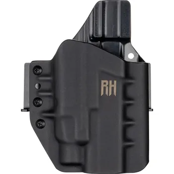 Příslušenství pro sportovní střelbu RH Holsters FROGY - Glock 17/22/31 + Streamlight TLR-7 HL-X - vnější kydexové pouzdro - poloviční sweatguard - černá Pouzdro je pro: Pravák