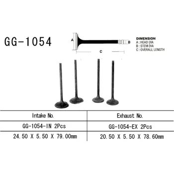 Rozvod motoru VESRAH výfukový ventil HONDA cmX 250 REBEL 96-20 (14721-KC1-920) (1 kus) vyrobeno v Japonsku (VESRAH výfukový ventil HONDA cmX 250 REBEL 96-20 (14721-KC1-920) (1 kus) vyrobeno v Japonsku)
