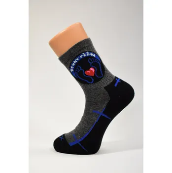 Pánské ponožky Turistické ponožky - Hezky pěšky edice VoXX - modrá linka Velikost: 47-50