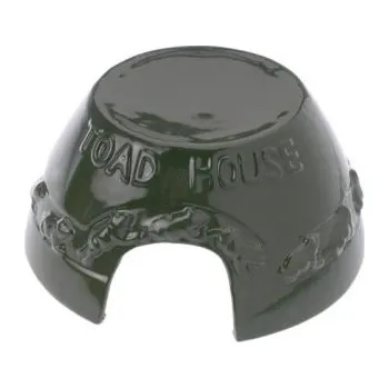 Květináč Keramický úkryt pro žáby, Esschert Design, zelený