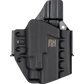 Příslušenství pro sportovní střelbu RH Holsters FROGY - Glock 19/23/32 - Glock 19X/45 + Streamlight TLR-7 HL-X - vnější kydexové pouzdro - poloviční sweatguard - černá Pouzdro je pro: Pravák