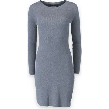 Dámský svetr Šaty žebrované úplet 1823 Itálie barva: šedá