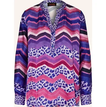 Dámská halenka Miss Goodlife Dámská Halenka Ze Saténu, fialová / světle...