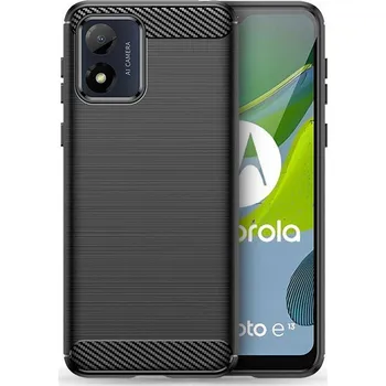 Pouzdro na mobilní telefon Kryt Motorola Moto E13 Tech-Protect TPU Carbon black