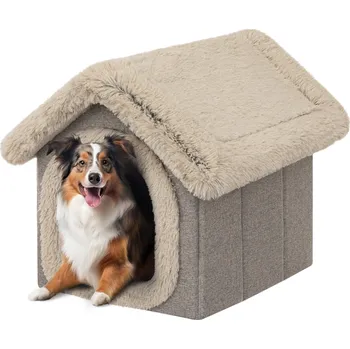 Pelíšek pro psa DOGGY Pelíšek pro psa Bouda Lama - cappuccino VELIKOST: Pro mini/malé psy ( vel. R2) - 44 x 38 x 45 cm