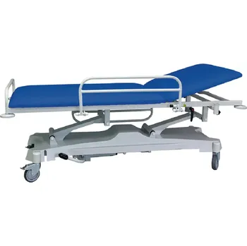 Zahradní lehátko VL - A2 - H + PBS lehátko včetně postranic, koženka HOLY N 1 - koženka modrá