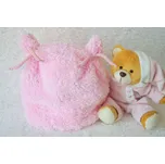 AMÁLKA Chlupatá čepička, růžová Velikost: 62-68