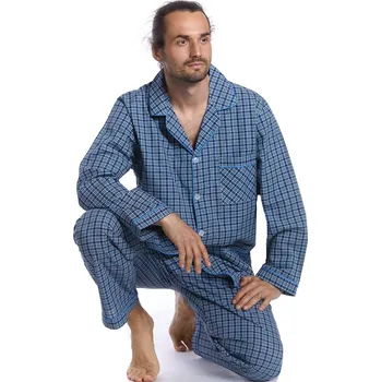Pánské pyžamo Pyžamo pro muže 1P0535 modrá l