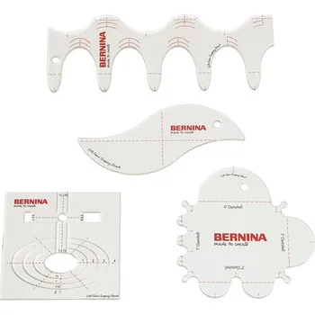 Příslušenství k šicímu stroji Bernina sada pravítek CURVES na křivky k patce 72 na volné quilování