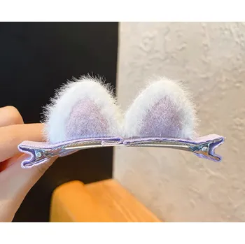 Čelenka B-TOP Plyšové kočičí sponky do vlasů - 2 ks