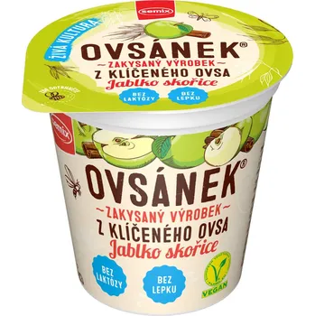 SEMIX PLUSO Ovsánek zakysaný z klíč. ovsa jabl. skoř. 160g SEMIX