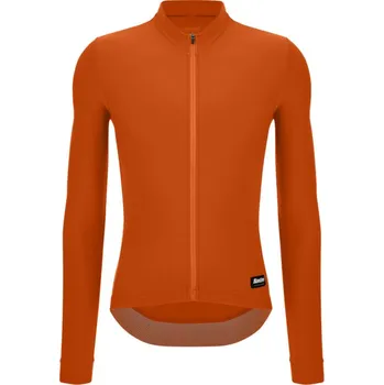 cyklistický dres UNISEX Dres s dlouhým rukávem SANTINI RTR Red - M