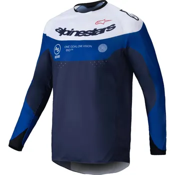 Moto oblečení Dres PRO-DURA, ALPINESTARS (modrá/bílá) 2026 (Velikost: L)