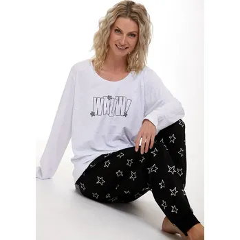 Dámské noční prádlo Pyžamo comfort beautiful pro ženy či dívky 1B1139 černá 1xl