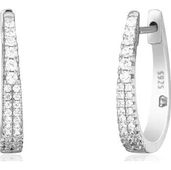 Náušnice Dámské stříbrné naušnices čirými zirkony SVLE1833XH2BI00