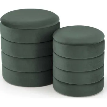 Taburet Taburet Chase, tmavě zelená