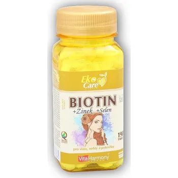 Zdraví VitaHarmony Biotin 300mcg + Selen + Zinek 190 tablet