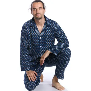 Pánské pyžamo Pánské pyžamo, flanel PAPM442 modrá XXL