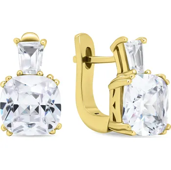 Náušnice Brilio Silver Nadčasové pozlacené náušnice se zirkony EA633Y + 2 měsíce na vrácení zboží