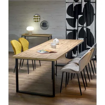 Jídelní stůl Jídelní stůl Esteso, dub wotan / černá