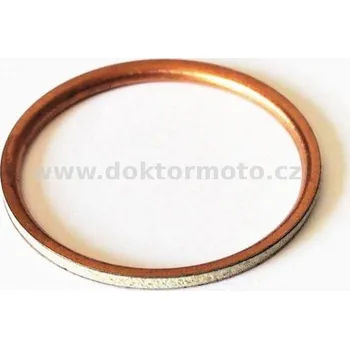 Výfuk pro motocykl Těsnění kolena výfuku (ČZ, Jawa), měď