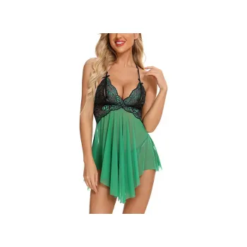 Kalhotky BESDEL Dámské sexy spodní prádlo - zelená XXL