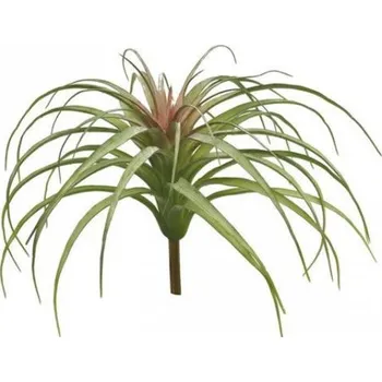 umělá květina Umělá tilandsie Hutan, trs, zeleno - červená, výška 26 cm