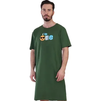Pánské pyžamo Zelená noční košile pro muže JSEM JEDNIČKA :) 1P1651 zelená m