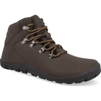 Barefoot kotníkové outdoorové boty Freet - Mudee L Brown hnědé Velikost: 47
