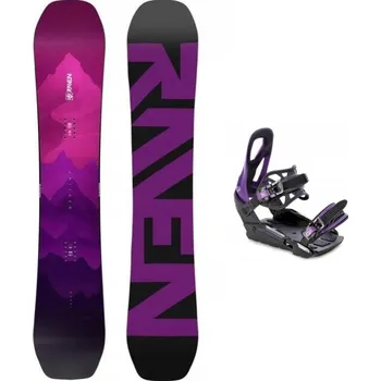 Snowboard Raven Destiny dámský snowboard + Raven S230 Black/violet vázání + sleva 400,- na příslušenství 139 cm + S/M (EU 37-42) + DÁREK + Doprava ZDARMA