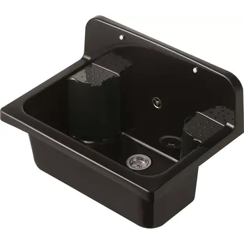 Plastové Technické UMYVADLO MAXI 56cm, černé