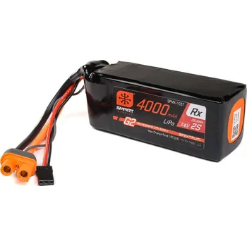 RC model letadla Spektrum Smart G2 LiPo 7.4V 4000mAh Rx 15C IC3