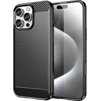 Pouzdro na mobilní telefon Techsuit Kryt iPhone 16 Pro Armored Carbon černý