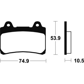 Brzda pro motocykl Bendix MR90 Supersport Yamaha