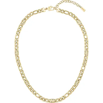 Módní doplněk Hugo Boss Módní pozlacený náhrdelník s logy 1580632 + 2 měsíce na vrácení zboží