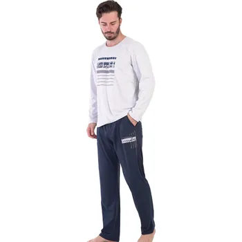 Pánské pyžamo Pyžamo pro muže EVERYDAY 1P1619 šedá xl