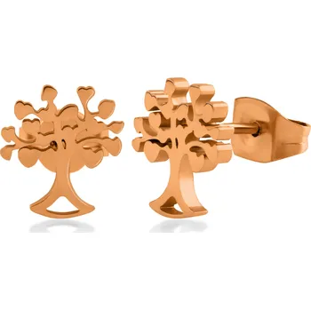 Náušnice Troli Půvabné bronzové náušnice Strom života + 2 měsíce na vrácení zboží