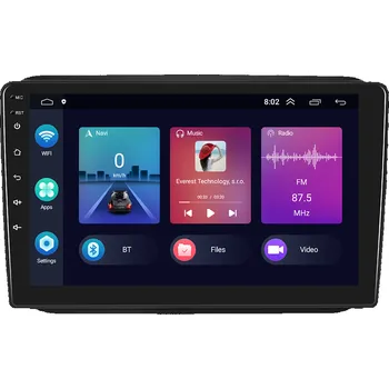 Autorádio Podofo 2DIN autorádio PEV05 Android, Škoda Fabia II / Roomster