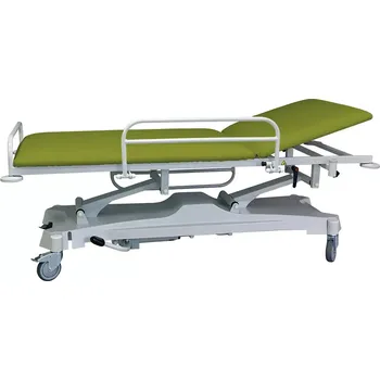 Zahradní lehátko VL - A2 - H + PBS lehátko včetně postranic, koženka MONA 42 - koženka hráškově zelená