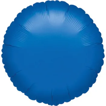 Party dekorace Balónek modrý kruh Metallic 20592