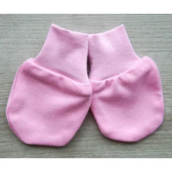 Rukavice AMÁLKA Kojenecké bavlněné rukavičky, růžové Velikost: 68-80