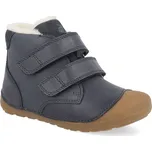 Barefoot dětské zimní boty Bundgaard - Petit Mid Winter Navy modré Velikost: 21
