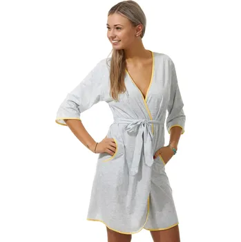 Dámský župan Župan pro ženy či dívky 1g0365 šedá xxl