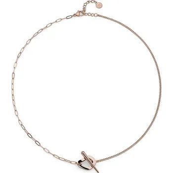 Náhrdelník Oliver Weber Originální dámský bronzový náhrdelník Arista Crystal Blossoms 12320RG + 2 měsíce na vrácení zboží