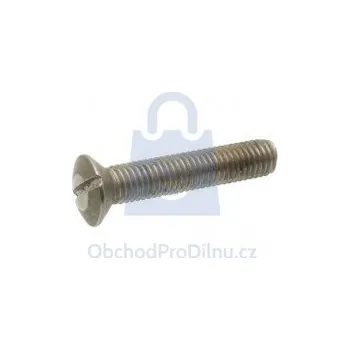 Spojovací materiál Šroub se zápustnou čočkovou hlavou a průběžnou drážkou, DIN 964, nerez A4 M6 x 25, balení 1 ks