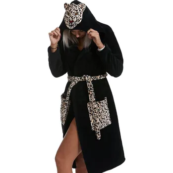 Dámský župan Těhotenský župan do porodnice Tygr 1Z1217 černá m