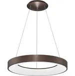 Nova Luce závěsný stmívatelný LED lustr Rando Thin Varianta: kávová, Ø600 mm, 50 W LED, 3000 K, 2864 lm